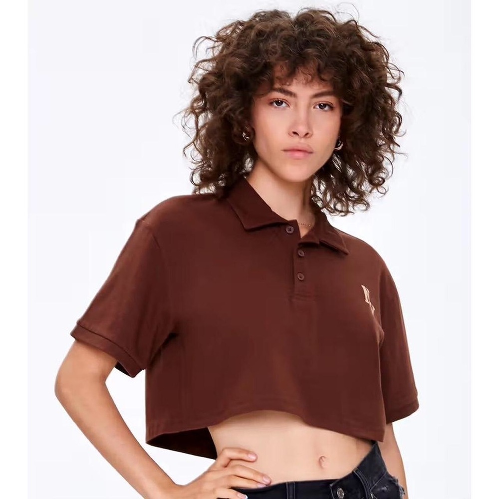 F21 NY Cropped Polo